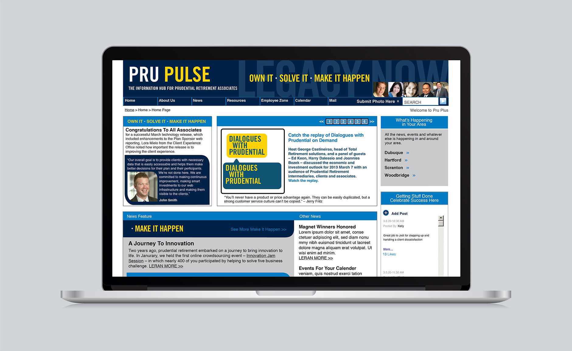 Prudential Page – Graham Relf Design